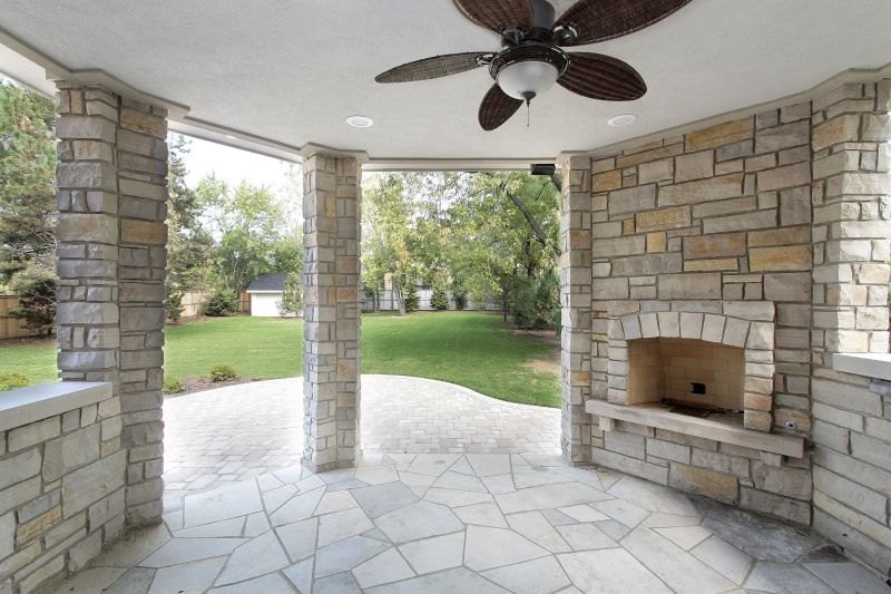 Outdoor Fireplace Installation